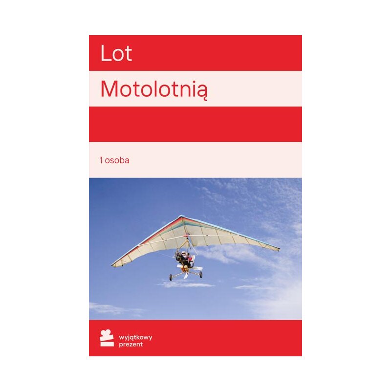 Karta podarunkowa WYJĄTKOWY PREZENT Lot Motolotnią Gliwice