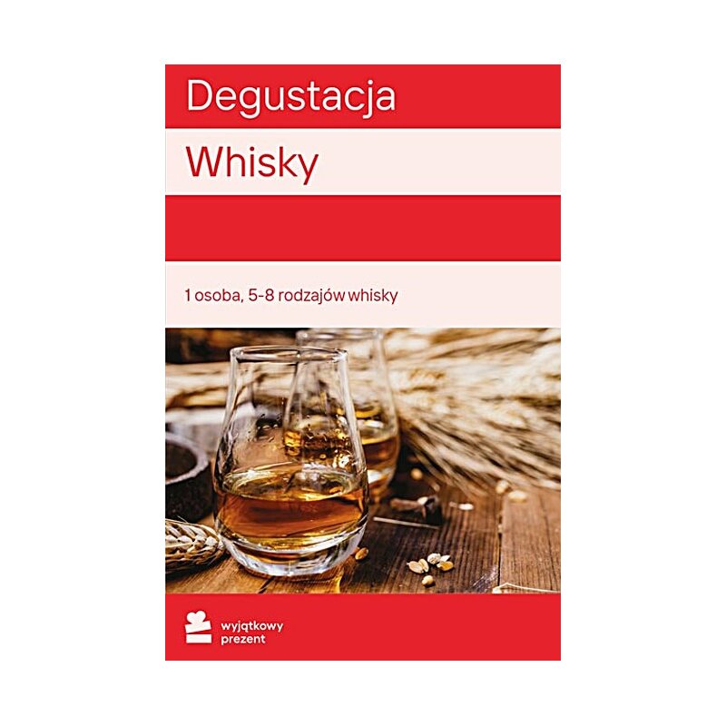 Karta podarunkowa WYJĄTKOWY PREZENT Degustacja Whisky Pakiet-Multicity