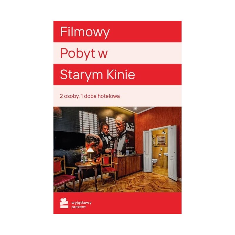 Karta podarunkowa WYJĄTKOWY PREZENT Filmowy Pobyt w Starym Kinie Łódź