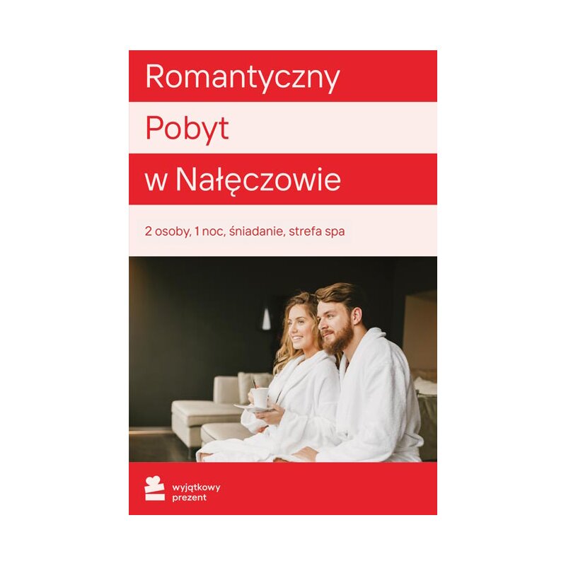 Karta podarunkowa WYJĄTKOWY PREZENT Romantyczny Pobyt Nałęczów