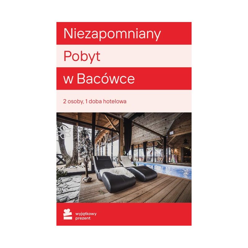 Karta podarunkowa WYJĄTKOWY PREZENT Niezapomniany Pobyt w Bacówce Radawa