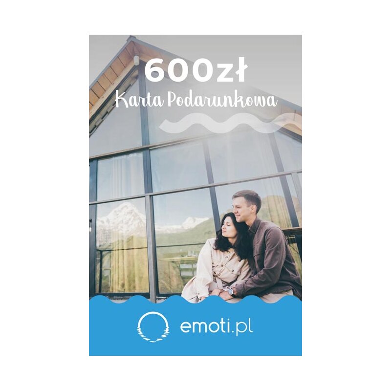 Karta podarunkowa WYJĄTKOWY PREZENT Emoti.pl 600 zł