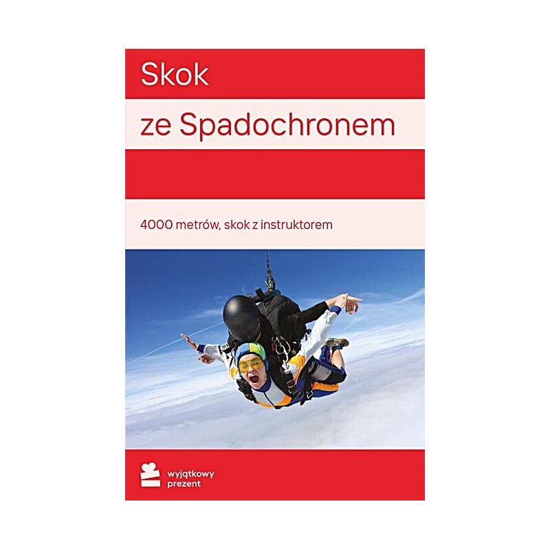Karta podarunkowa WYJĄTKOWY PREZENT Skok ze Spadochronem