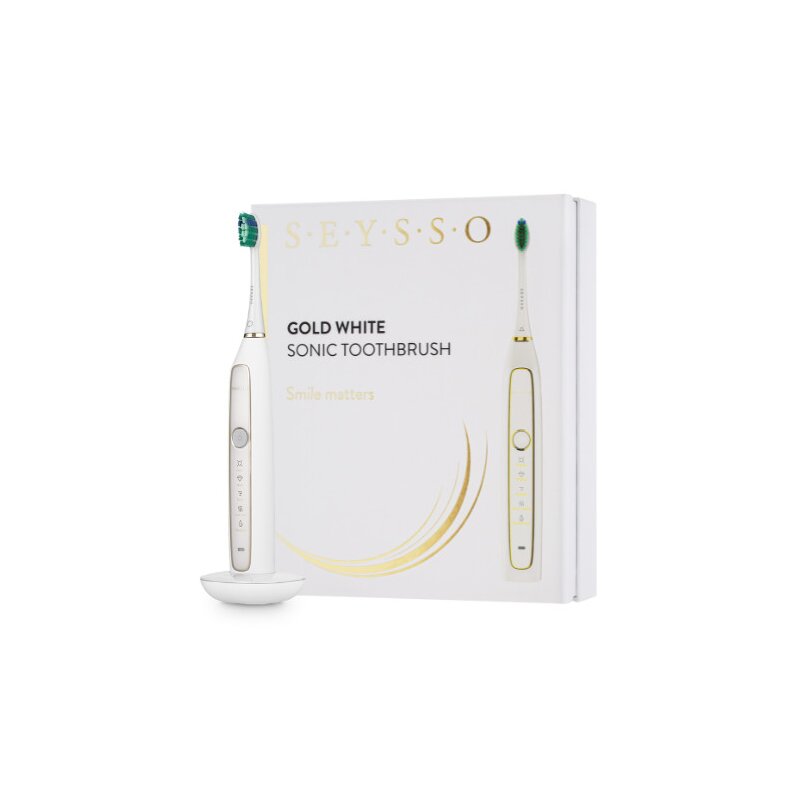 Szczoteczka soniczna SEYSSO Gold White Special Collection