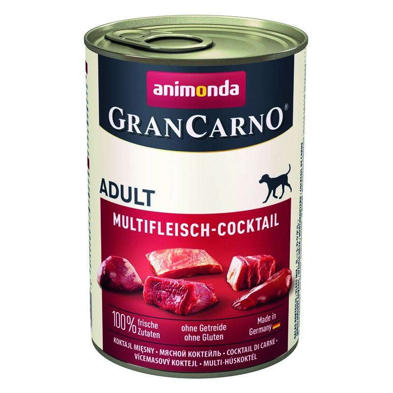 Karma dla psa ANIMONDA GranCarno Mięsny koktajl 6 x 400 g