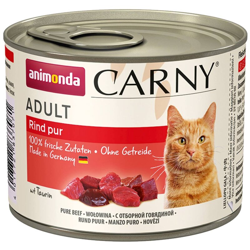 Karma dla kota ANIMONDA Carny Wołowina 6 x 200 g