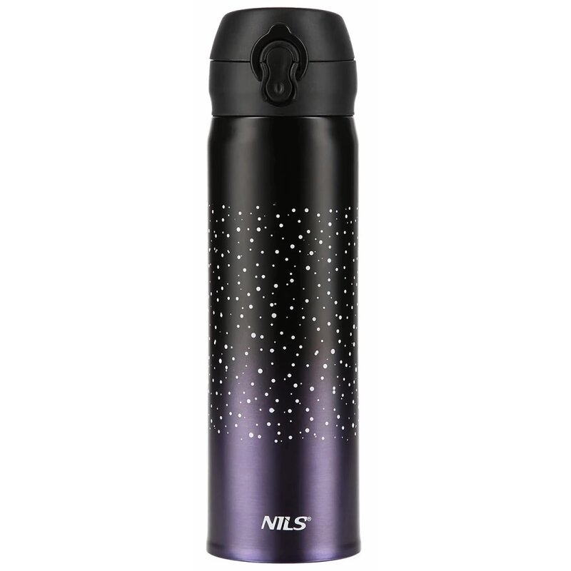 Kubek termiczny NILS NCB11 Fioletowy 500 ml
