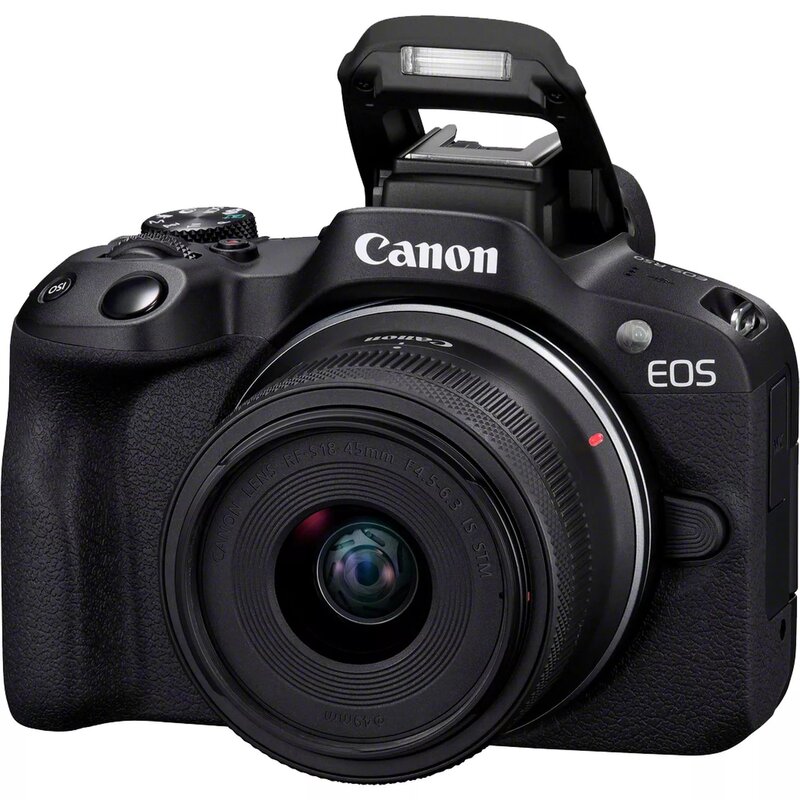 Aparat CANON EOS R50 + RF-S 18-45 IS STM Czarny