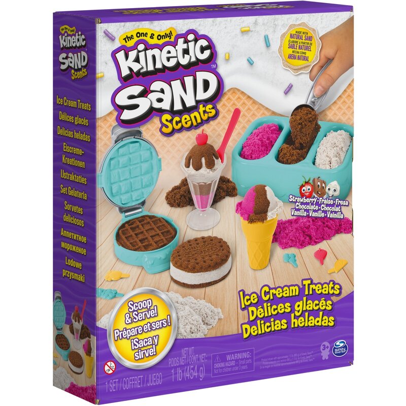 Piasek kinetyczny SPIN MASTER Kinetic Sand Lodowe przysmaki 6059742
