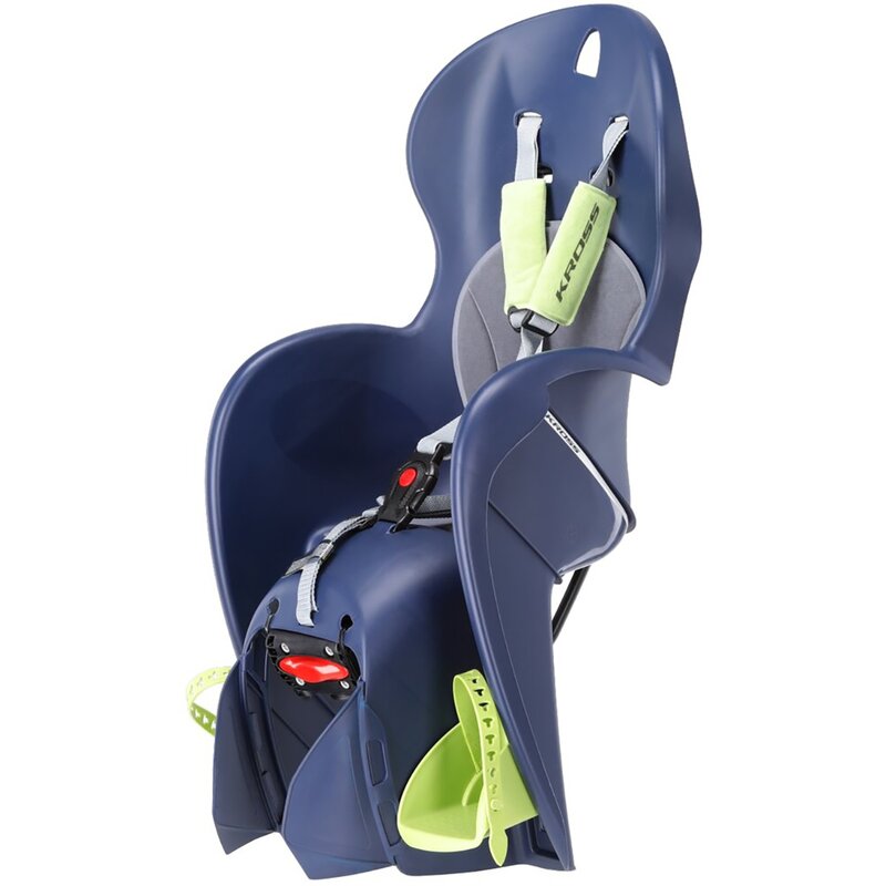 Fotelik rowerowy KROSS Walaroo Tylny Rura podsiodłowa 22kg Niebieski