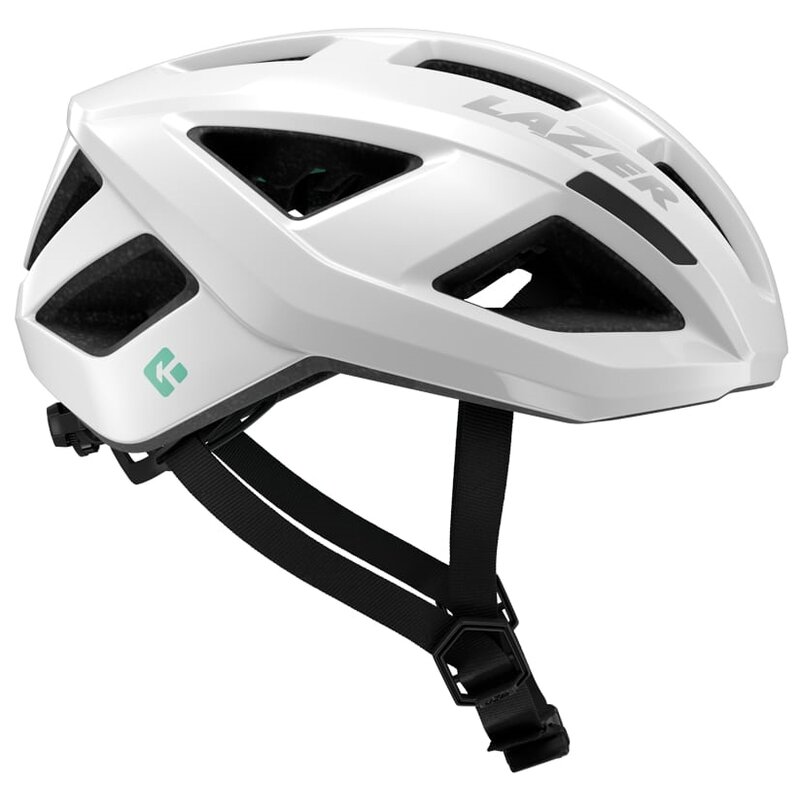 Kask rowerowy LAZER Tonic KinetiCore Biały Szosowy z możliwością zamontowania lampki (rozmiar L)