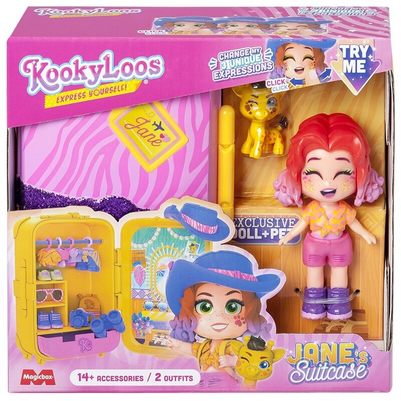 Lalka KOOKYLOOS Walizka Jane PKLSP108IN50