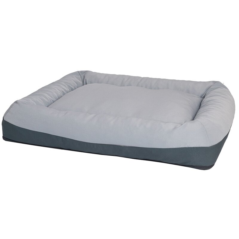 Legowisko YEGO DESIGN Niko M Srebrno-antracytowy 90 x 70 x 10 cm