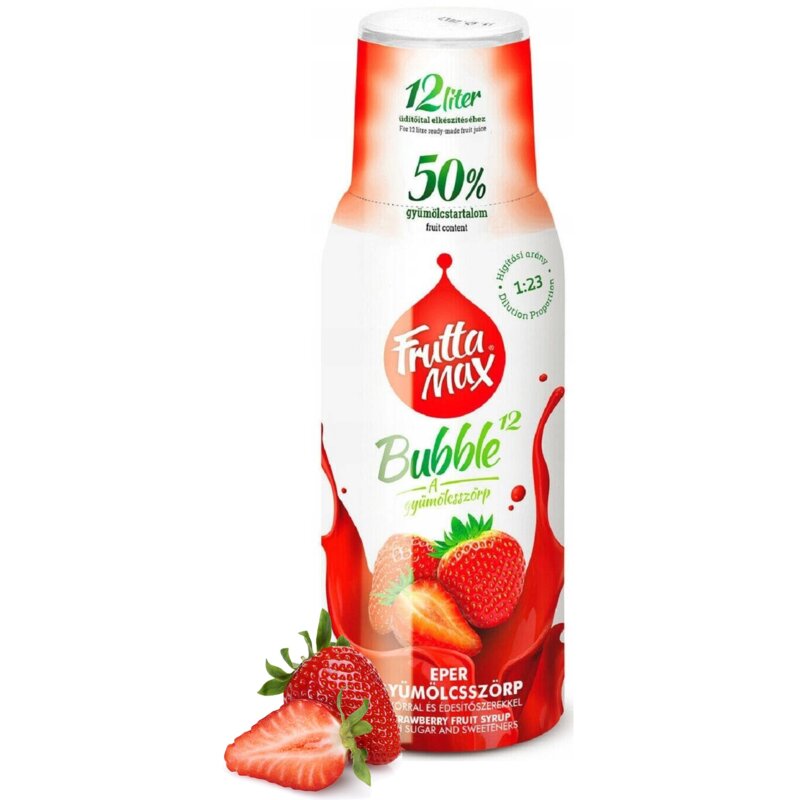 Syrop do saturatorów FRUTTAMAX Truskawka 500 ml