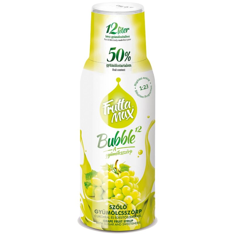 Syrop do saturatorów FRUTTAMAX Winogrono 500 ml