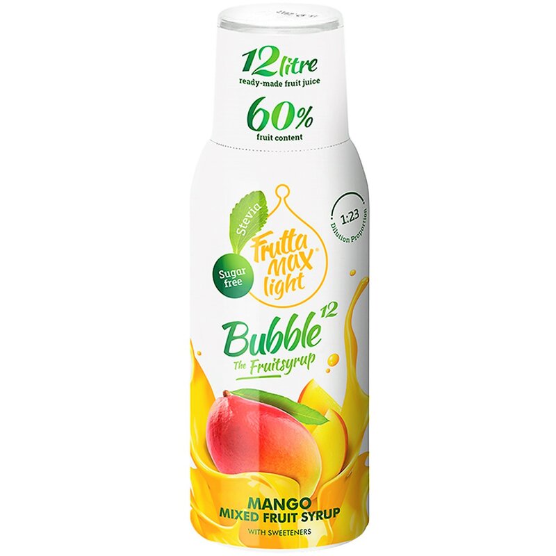 Syrop do saturatorów FRUTTAMAX Light Mango 500 ml bez cukru