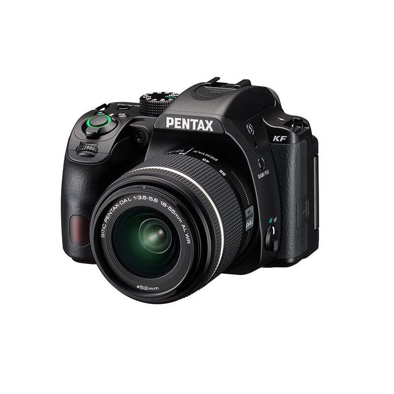 Lustrzanka cyfrowa PENTAX KF Czarny + Obiektyw EF-S 18-55mm WR f/3.5-5.6, 24.2Mpix