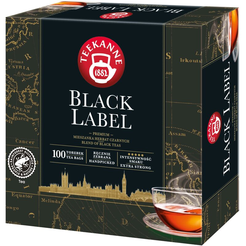 Herbata TEEKANNE Black Label (100 sztuk)