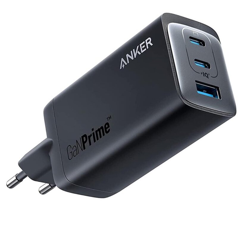 Ładowarka sieciowa ANKER GaNPrime 737 120W Czarny ładowarka do telefonu USB, USB-C