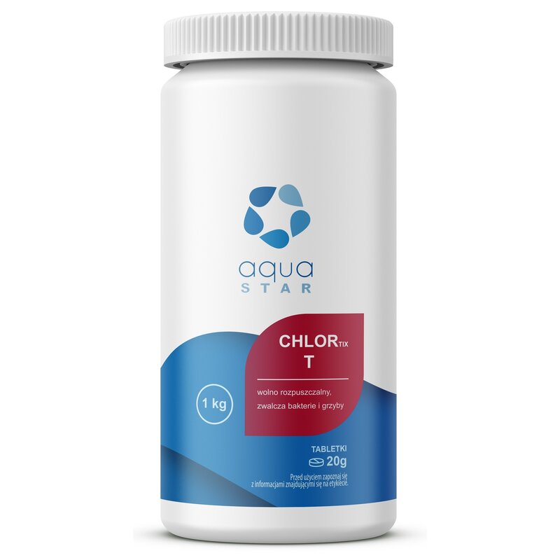 Środek do basenu AQUASTAR ChlorTix T 1 kg