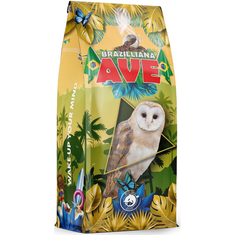 Kawa ziarnista BLUE ORCA COFFEE Brazilliana Ave Arabica 1 kg