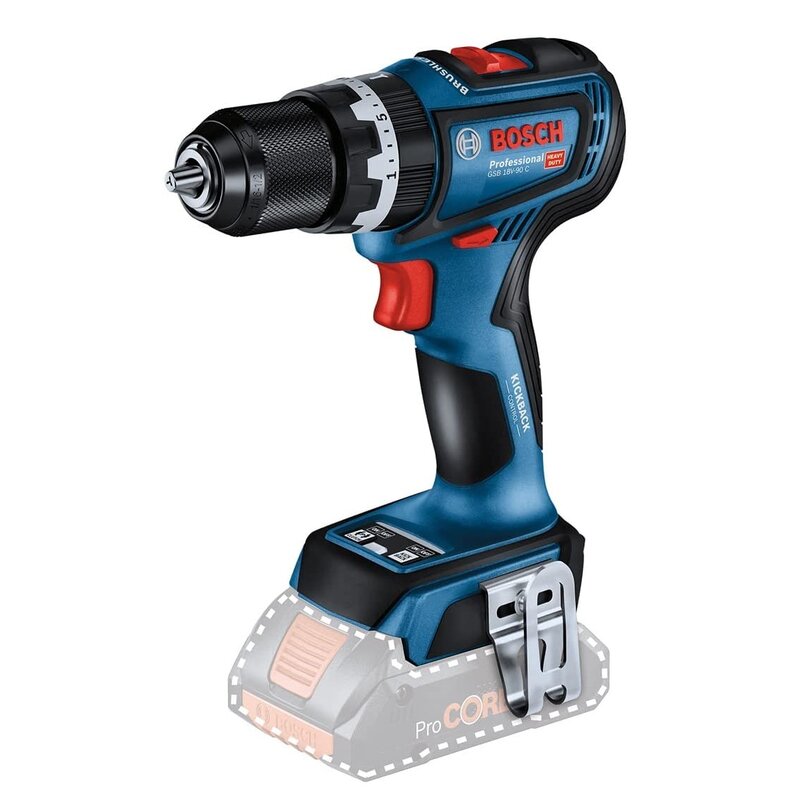 Wiertarko-wkrętarka BOSCH Professional GSB 18V-90 C 06019K6100 Solo