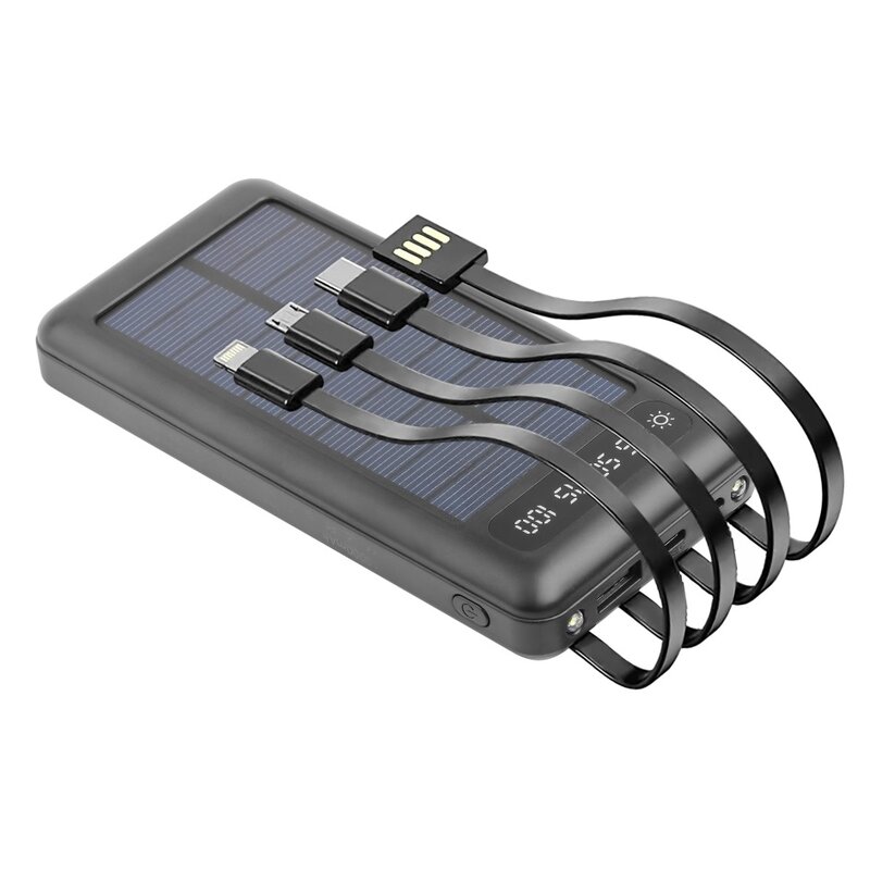 Powerbank solarny SETTY SLR-100 10000 mAh Czarny