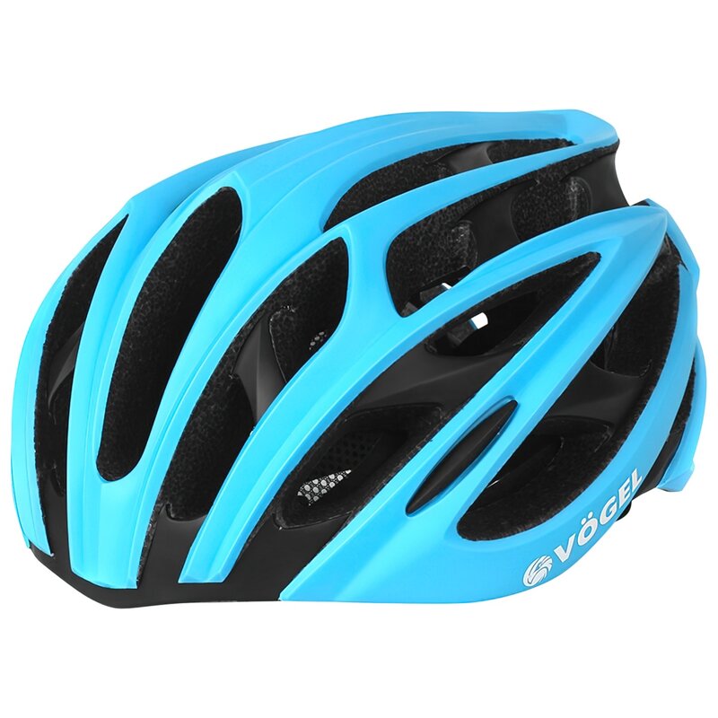 Kask rowerowy VÖGEL VKA-934AQ Błękitno-czarny (rozmiar S/M)