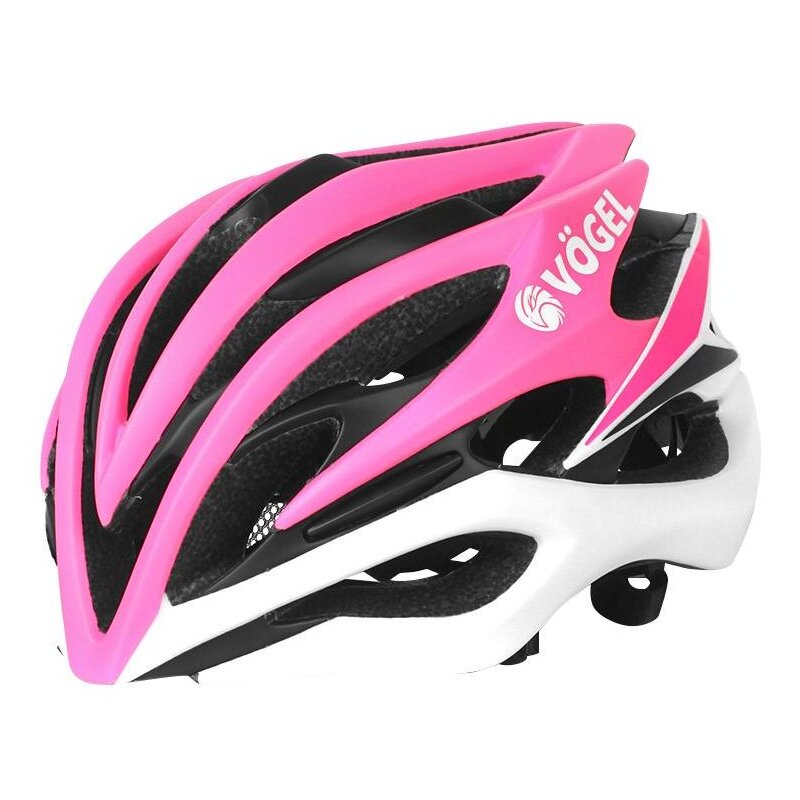 Kask rowerowy VÖGEL VKA-932PK Różowo-biały  (rozmiar M/L)