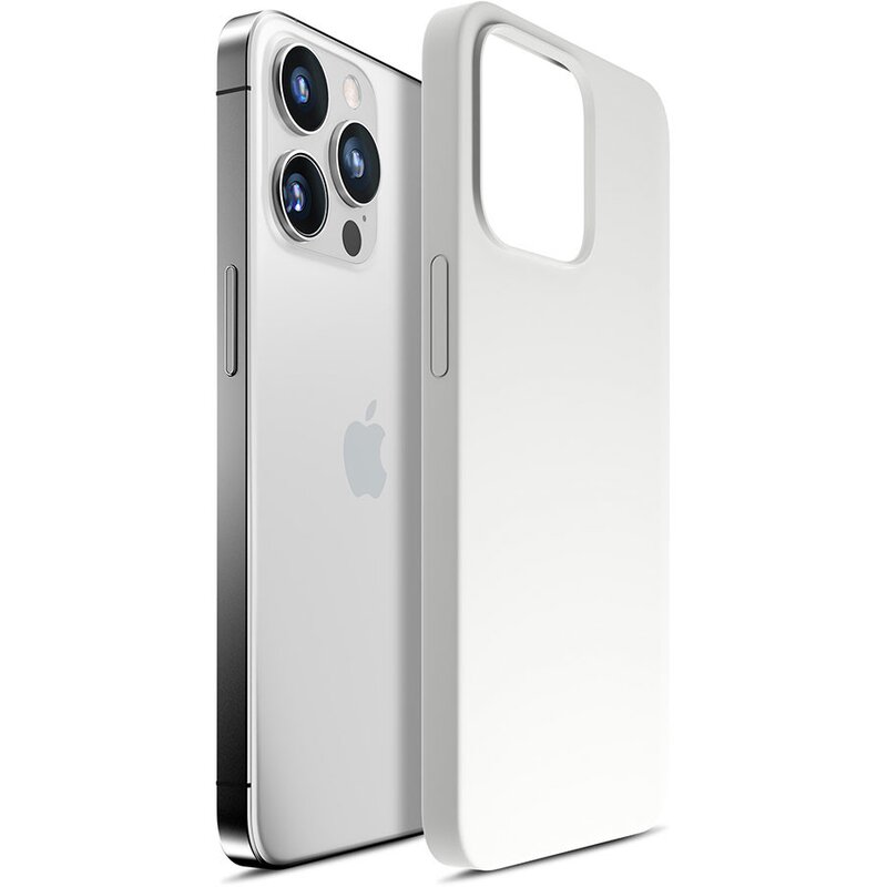 3mk Hardy Silicone MagCase do iPhone 14 Pro Max White