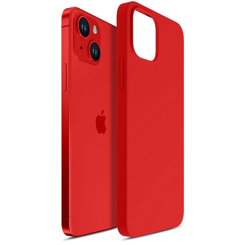 Etui 3MK Hardy Silicone MagCase do Apple iPhone 14 Plus Czerwony