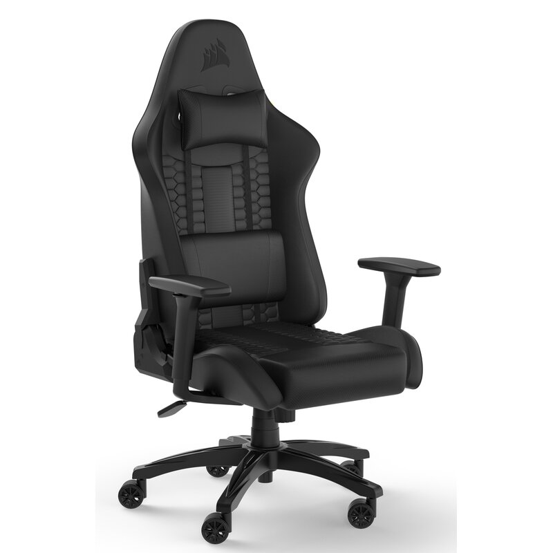 Fotel gamingowy CORSAIR TC100 Relaxed Leatherette Czarny