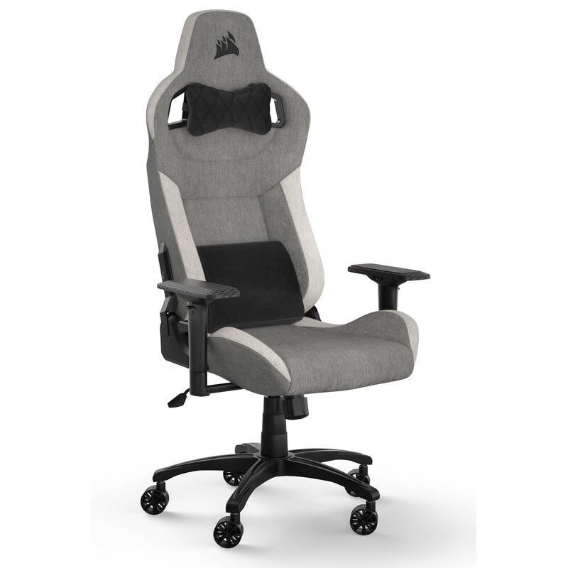 Fotel gamingowy CORSAIR T3 Rush Szaro-Biały