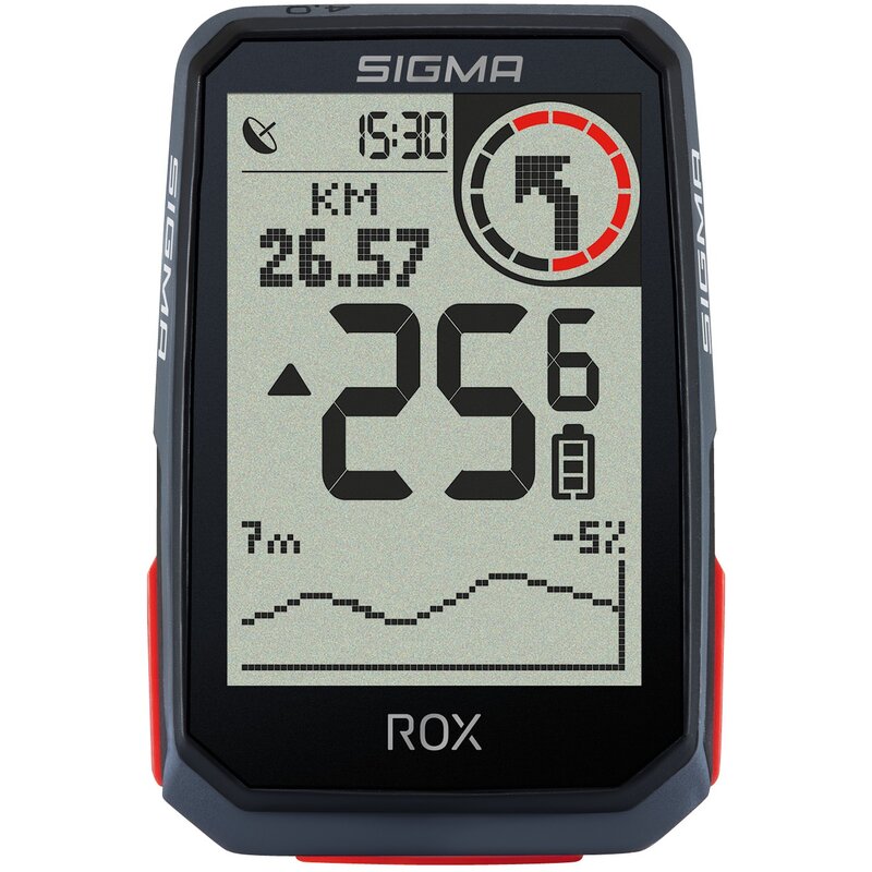 Nawigacja rowerowa SIGMA Rox 4.0 Czarny Podświetlany