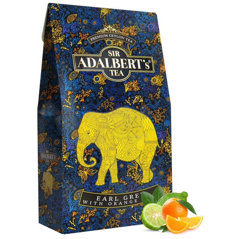 Herbata ADALBERTS Earl Grey Skórka pomarańczy 100 g