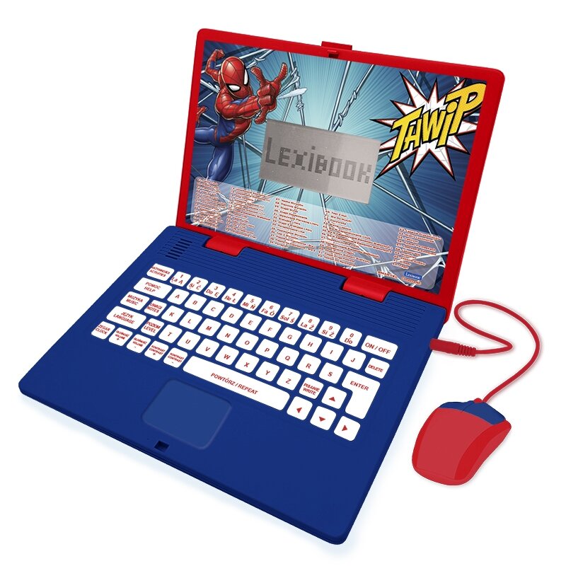Zabawka laptop edukacyjny LEXIBOOK Spider-Man 124 aktywności JC598SPI17