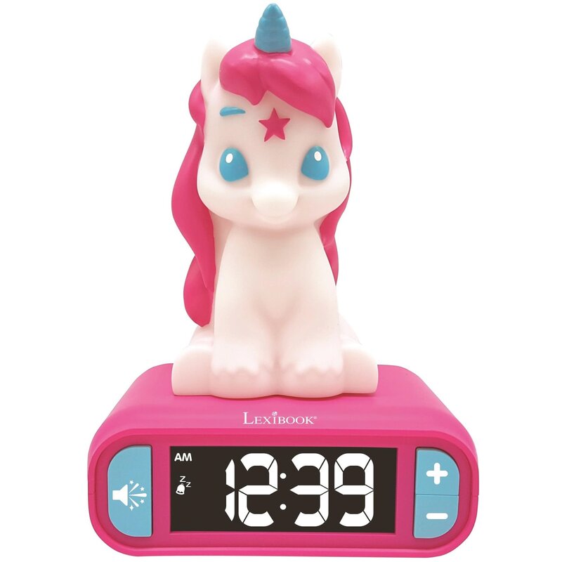 Zabawka budzik z lampką nocną LEXIBOOK Jednorożec RL800UNI