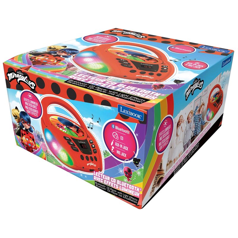 Zabawka radioodtwarzacz LEXIBOOK Biedronka i Czarny Kot RCD109MI