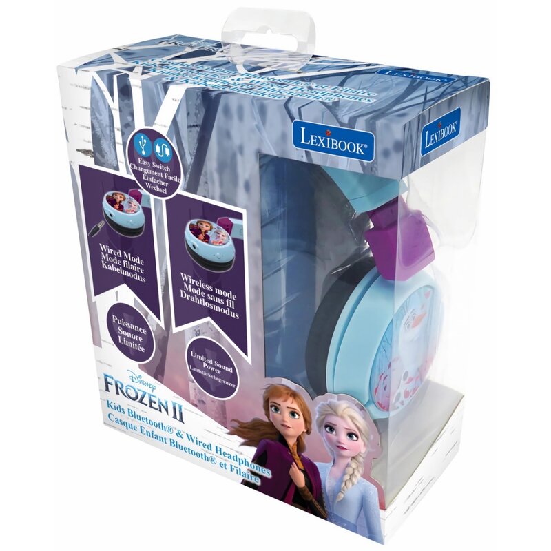 Zabawka słuchawki nauszne LEXIBOOK Kraina Lodu II HPBT010FZ