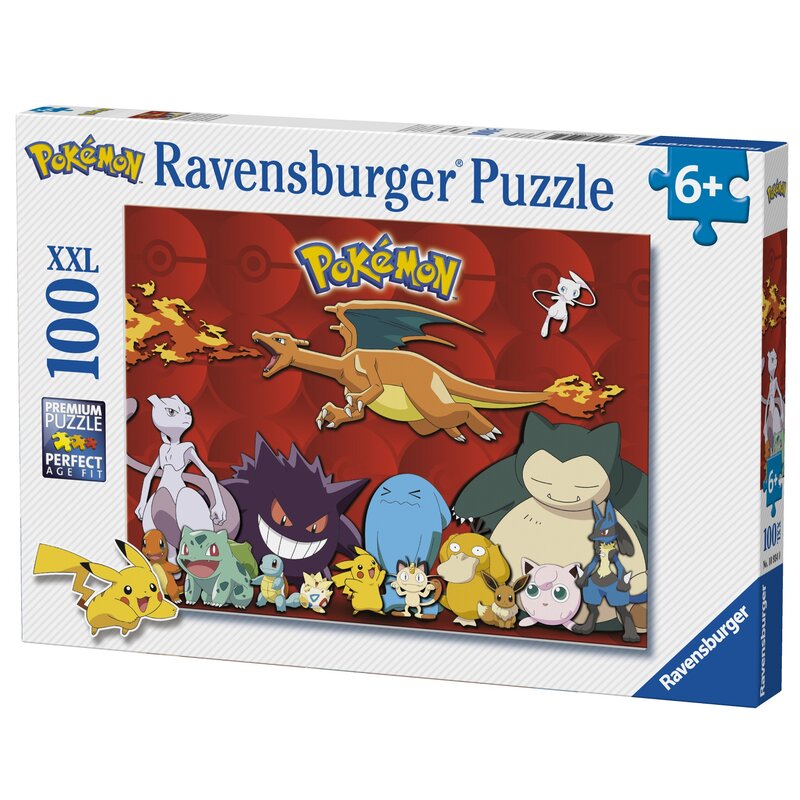 Puzzle RAVENSBURGER Pokémon 10934 (100 elementów)