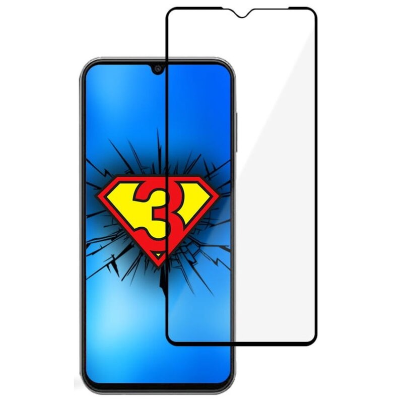 Szkło hartowane 3MK HardGlass Max Lite do Samsung Galaxy A14 4G/5G Czarny