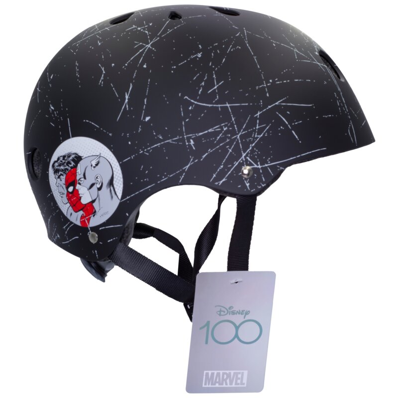 Kask DISNEY Marvel Comics D100 Czarny dla Dzieci (rozmiar L)