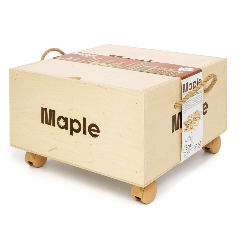 Klocki drewniane MAPLE Skrzynia SK500