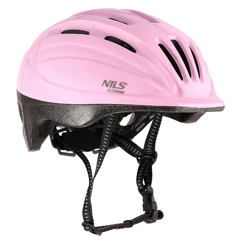 Kask NILS EXTREME MTV62J Różowy dla Dzieci (rozmiar M, 52-56 cm)