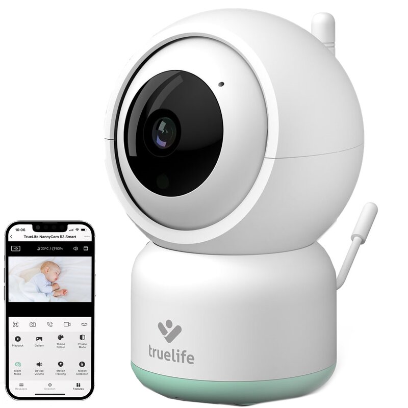 Niania elektroniczna TRUELIFE NannyCam R3 Smart