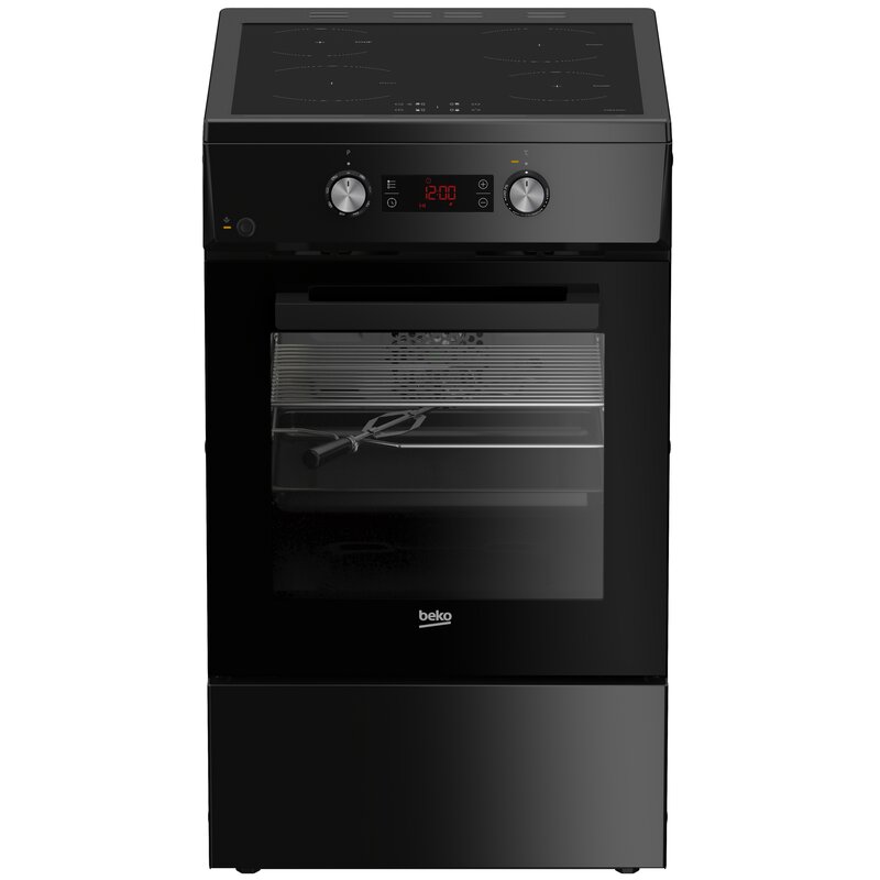 Kuchnia z płytą indukcyjną BEKO FSM59305BDT SteamAdd Rożen Grill Termoobieg 50cm