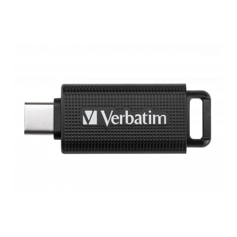 Pendrive VERBATIM Store 'n' Go 64GB, USB-C, Odczyt 100 Mb/s, Zapis 25 Mb/s Czarny