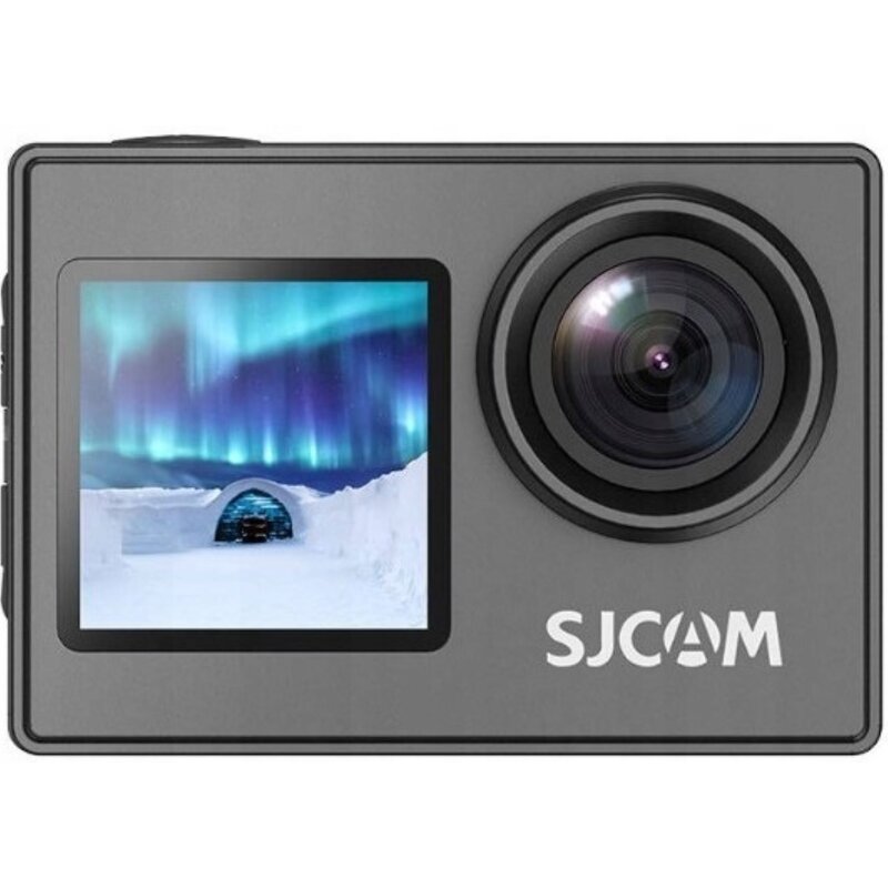 Kamera sportowa SJCAM SJ4000 Dual Screen Filmy 4K UHD 16MP, Obudowa wodoodporna IP68,wideorejstrator