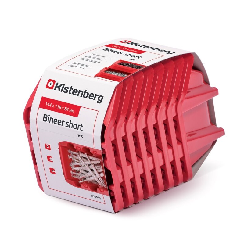 Zestaw pojemników KISTENBERG Binner 8 KBISS15 (8 szt.)
