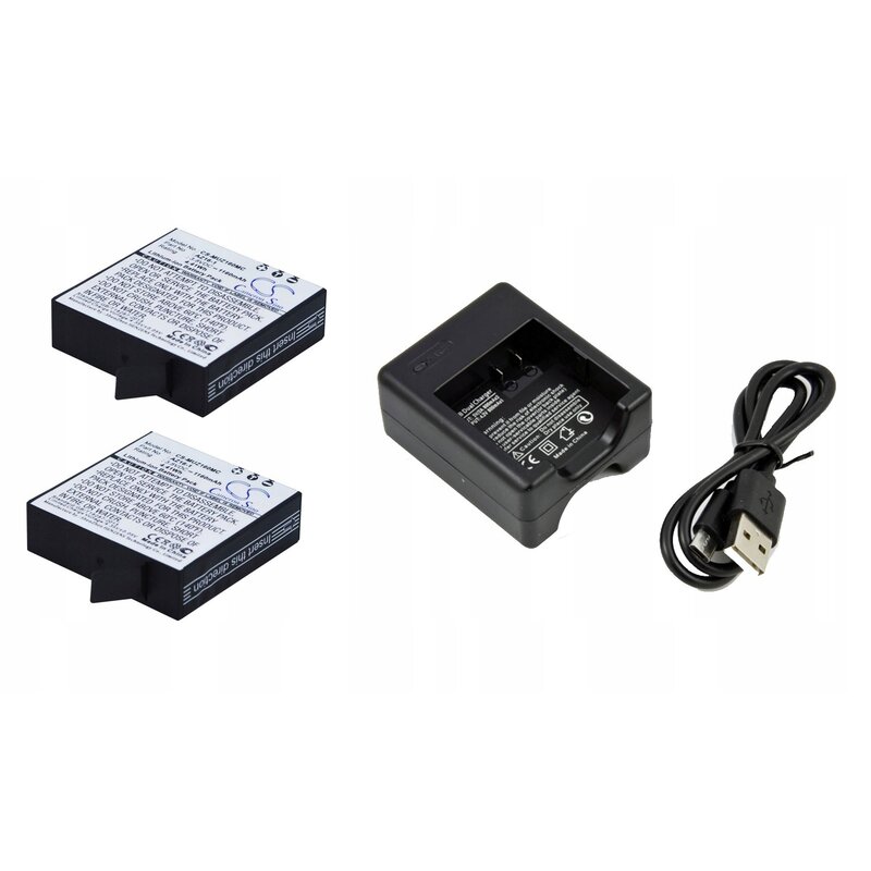 Ładowarka CAMERON SINO SB7529 + 2 akumulatorki Xiaomi AZ16 1160 mAh